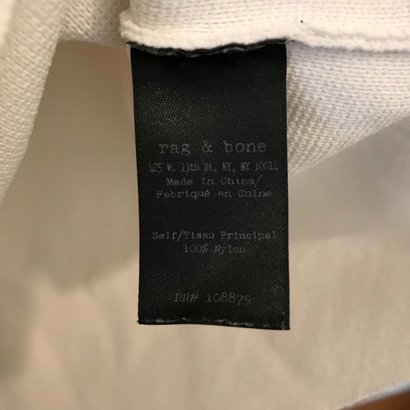 Rag & Bone Nicola Illusion Yoke Top small white - Picture 10 of 10